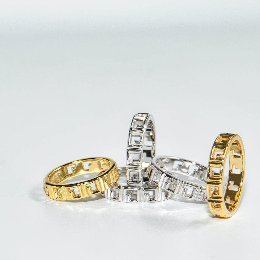 Decision Rings s925 Silver Gold