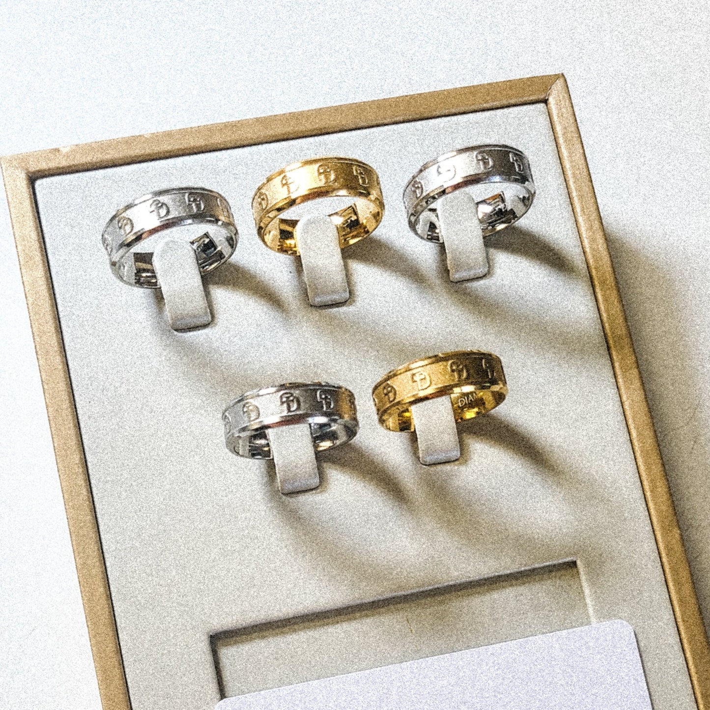 WD SIGNATURE BAND RING SILVER