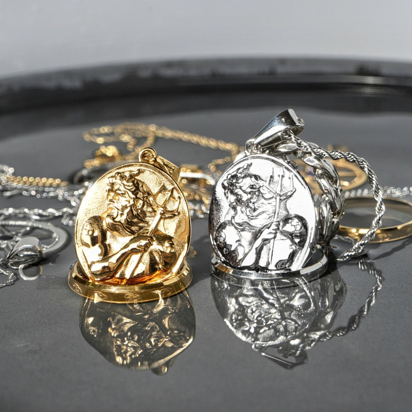 DIAMOIS POSEIDON NECKLACE SILVER