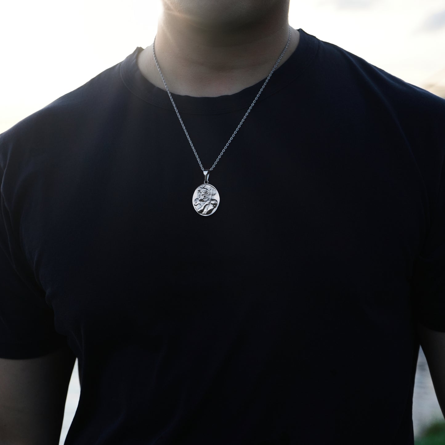 DIAMOIS POSEIDON NECKLACE SILVER