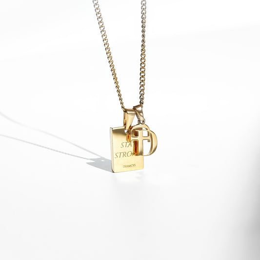 SS Rectangle Necklace Special Edition GOLD
