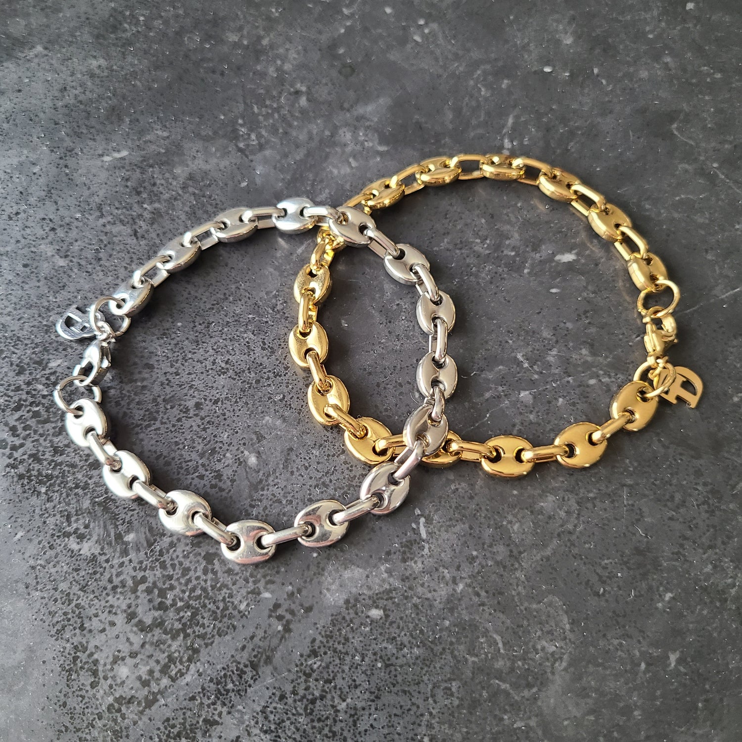 TOUGH MARINER CHAIN BRACELET SILVER