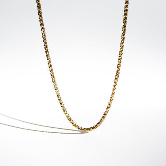 WHEAT CHAIN  3mm GOLD