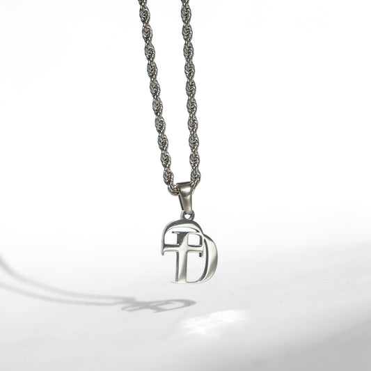 DIAMOIS mini SIGNATURE NECKLACE SILVER