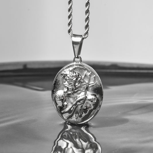 DIAMOIS POSEIDON NECKLACE SILVER