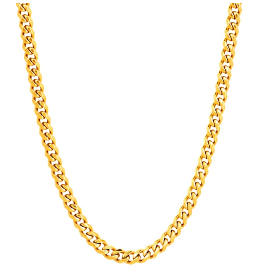 STRONG CUBAN CHAIN  5mm GOLD