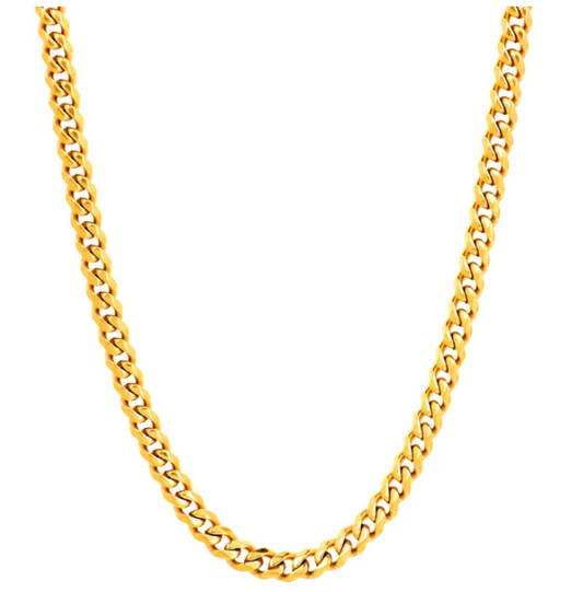 STRONG CUBAN CHAIN 5mm GOLD