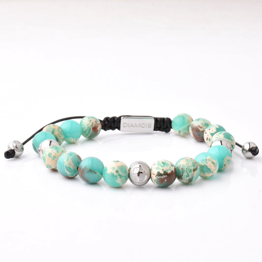 Shoushan Stone Beaded Bracelets Silver